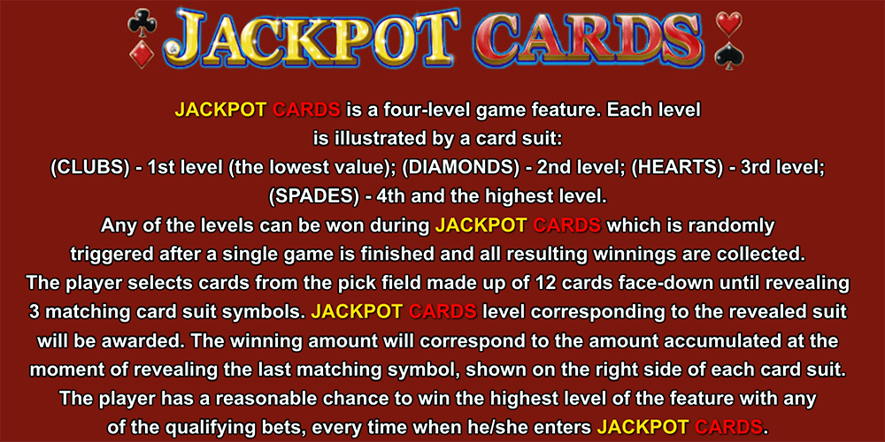 Jackpot Cards